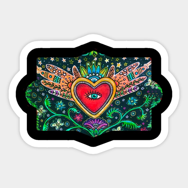 MEXICAN FOLK ART Sticker by ArtisticEnvironments